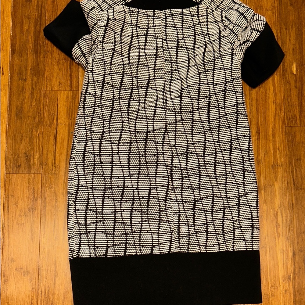 Banana Republic Black/White  Dress –Work Office Chic, Graduation Dress Size4 - Picture 5 of 9